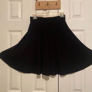 INC Black flare Skirt Sz 8